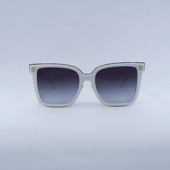 Versace VE2278D 314/8G Sunglasses White Square Frame, Grey Lenses main image 10